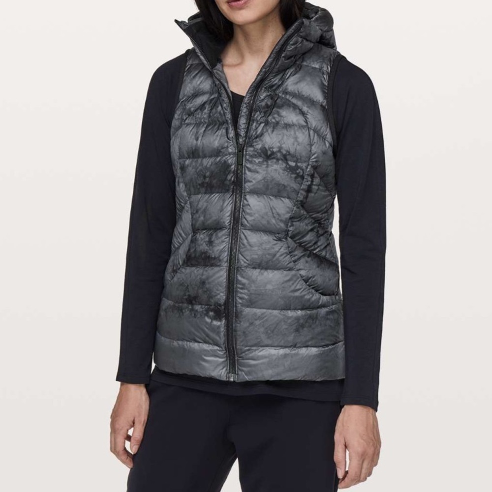 NWOT lululemon athletica Gray Puffer Vest